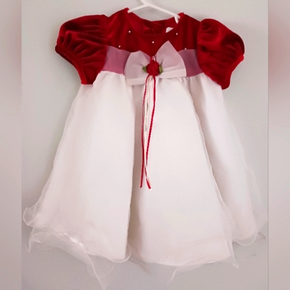 Rare Editions Other - Rare Editions New Red Velvet dress. Beautiful. Size 18 months